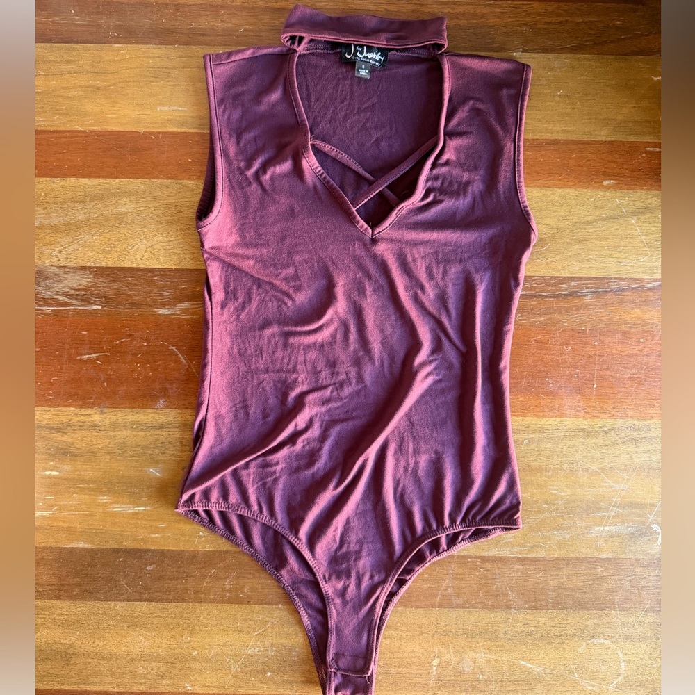 Plum Body Suit from J for Justify